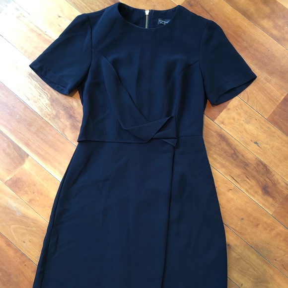 topshop navy dress